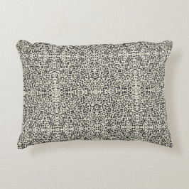 Embroidered Effect Dalmatian Fur Print Accent Kussen