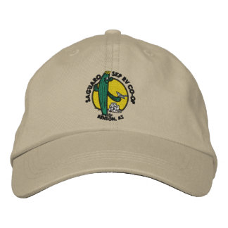 Embroidered Hat - Khaki Geborduurde Pet