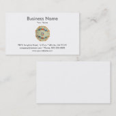 Embroiderenkaarttemplate Visitekaartje (Voorkant / Achterkant)