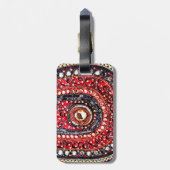 Embroidery Bagagelabel (Achterkant verticaal)