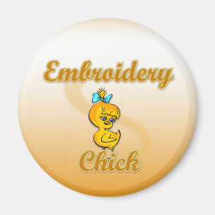 Embroidery Chick Magneet