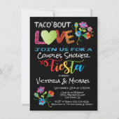 Embroidery Taco'bout Love koppels douche Kaart (Voorkant)