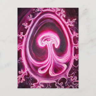 Embryo met placenta briefkaart