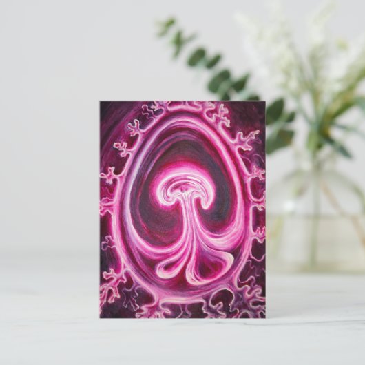 Embryo met placenta briefkaart (Staand voorkant)