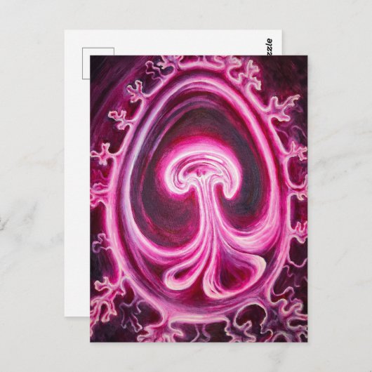 Embryo met placenta briefkaart (Voorkant / Achterkant)