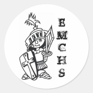 EMCHS-stickers Ronde Sticker