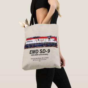 EMD SD-9 USA 250e verjaardag erfgoedlocomotief Draagtas