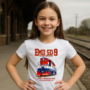 EMD SD-9 USA 250e verjaardag erfgoedlocomotief T-shirt
