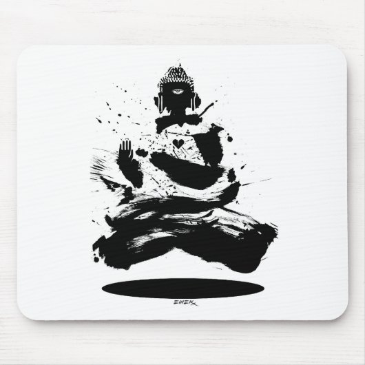 emek_buddha_mousepad muismat (Voorkant)