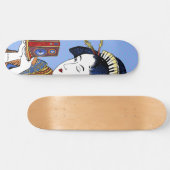 Emek "Japanse muziekdame" Skateboard (Horizontaal)