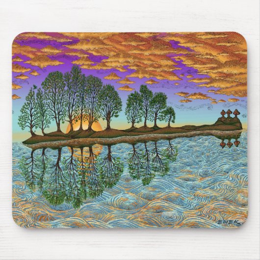 emek_Lake_guitar_mousepad Muismat (Voorkant)