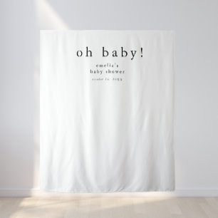 EMELIA Boho Eenvoudige Photo Prop Baby shower Acht Wandkleed