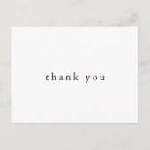 EMELIA Eenvoudige Moderne Boho Unieke bruiloft Dan Briefkaart (Voorkant)