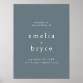 EMELIA Marine Simple Mariage Modèle Affiche de bie (Devant)