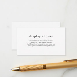 EMELIA Rustic Display Douche Kaart