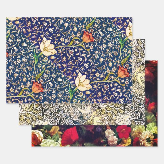 Emelia, Teasel en Fleuresse Inpakpapier Vel (Set)