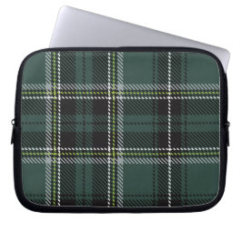 Emerald Academic Plaid Laptop Sleeve