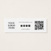 Emerald Agate Earring Mini Display Business Card (Dos)