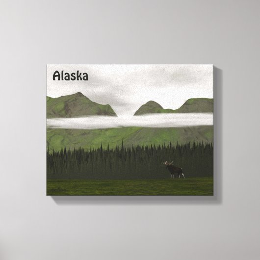 Emerald Alaska Canvas Afdruk (Voorkant)