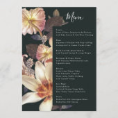Emerald Antiek Vintage Wedding Menu (Voorkant)
