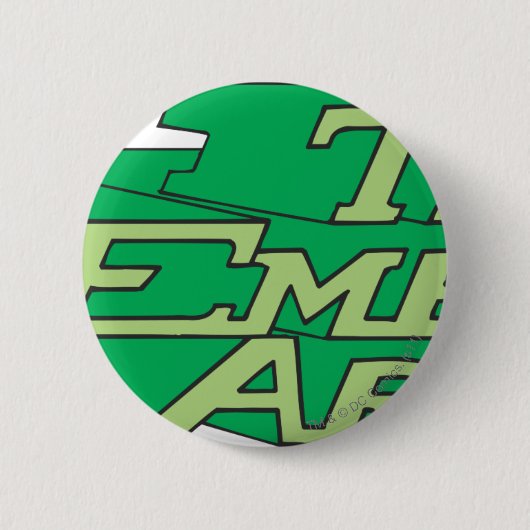 Emerald Archer Logo Ronde Button 5,7 Cm (Voorkant)