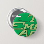 Emerald Archer Logo Ronde Button 5,7 Cm (Voorkant /achterkant)
