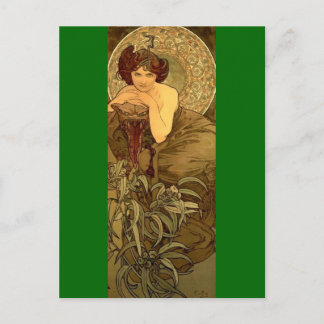 Emerald - Art Nouveau Briefkaart