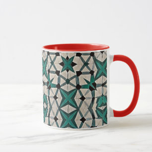 Emerald-as abstract geometrisch patroon 1284 mok