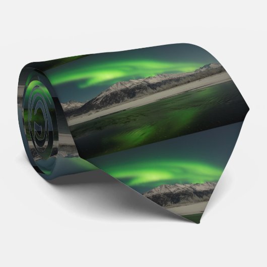 Emerald Aurora Stropdas (Opgerold)