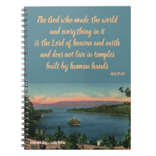 Emerald Bay Christelijk Notitieboek