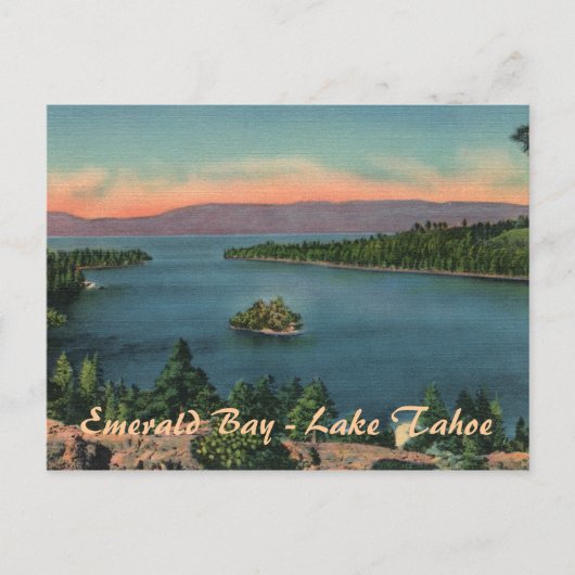 Emerald Bay - Lake Tahoe Briefkaart (Voorkant)