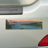 Emerald Bay - Lake Tahoe Bumpersticker (Op auto)