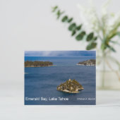 Emerald Bay, Lake Tahoe California Producten Briefkaart (Staand voorkant)