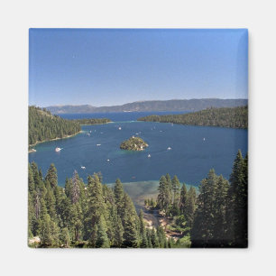 Emerald Bay, Lake Tahoe, Californië, VS Magneet