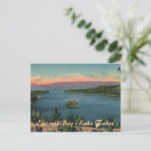 Emerald Bay - Lake Tahoe Carte postale (Debout devant)