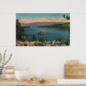 Emerald Bay - Poster van het meer van Tahoe (Keuken)