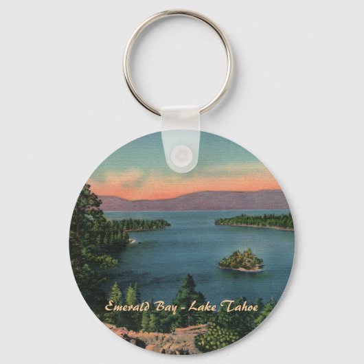 Emerald Bay - Sleutelhanger van het meer van Tahoe (Voorkant)