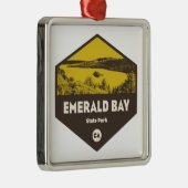 Emerald Bay State Park Metalen Ornament (Rechts)