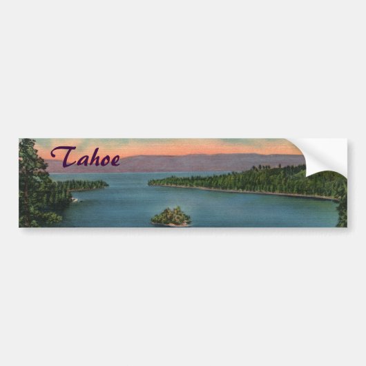 Emerald Bay - Sticker pour pare-chocs du lac Tahoe (Devant)