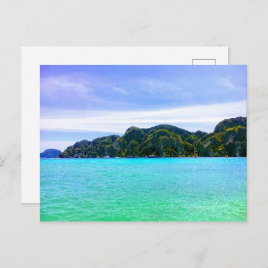 Emerald Beach in Phi Phi Briefkaart (Voorkant / Achterkant)