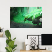 Emerald Boa Poster (Thuiskantoor)