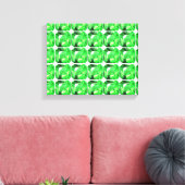 Emerald, Bright Green Canvas Afdruk (Insitu (Woonkamer))