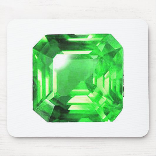 Emerald, Bright Green Muismat (Voorkant)