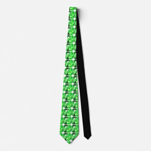 Emerald, Bright Green Stropdas (Voorkant)