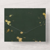 Emerald Canyon Roos Weddenschap in één uitnodiging (Achterkant)