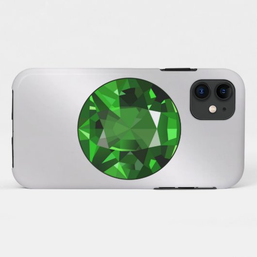 Emerald Case-Mate iPhone Case (Achterkant (horizontaal))