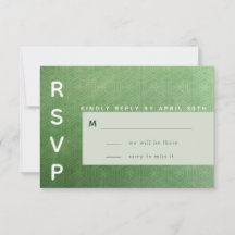 Emerald City RSVP-kaart