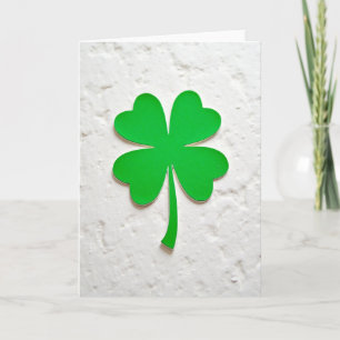 Emerald Clover-kunstkaart Kaart