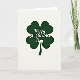Emerald Clover St. Patrick's Dag Kaart