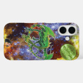 Emerald Cosmic Dragon Hoesje-Mate iPhone Case (Achterkant (horizontaal))